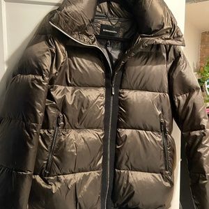 BCBGMAXAZRIA Olive Green Puffer Jacket